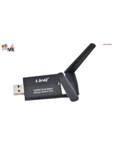 Adattatore USB WLAN - Dual 2.4/5GHz LinQ W1200M