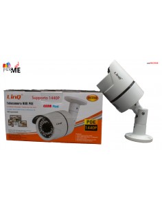 Telecamera Bullet IP PoE 4MPx LinQ NV-2048 2
