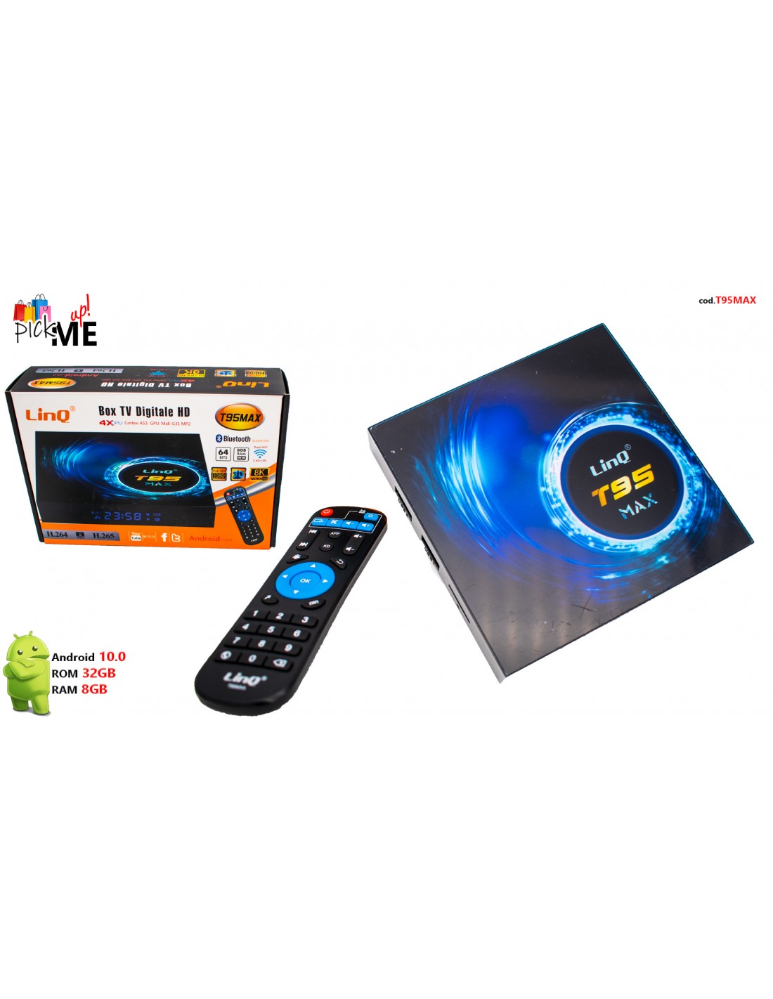 Box Android TV LinQ T95MAX