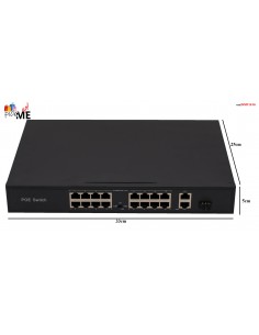 NVR KIT +Switch PoE 16CH 5Mpx LinQ NVR1616 2