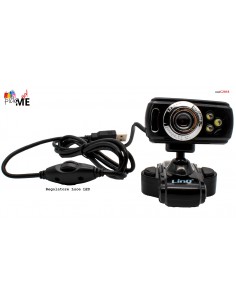 Webcam USB con Led regolabili e Microfono LinQ C2018 2