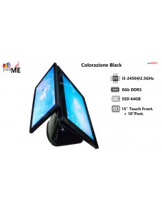 PC All in One - Sistema Touch per Cassa Doppio Monitor