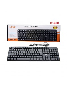 Tastiera USB Multimediali LinQ IT-K6B
